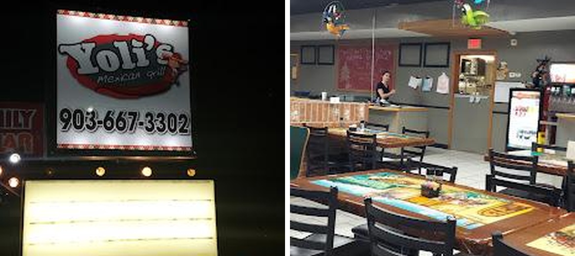 Yoli's Mexican grill Menu