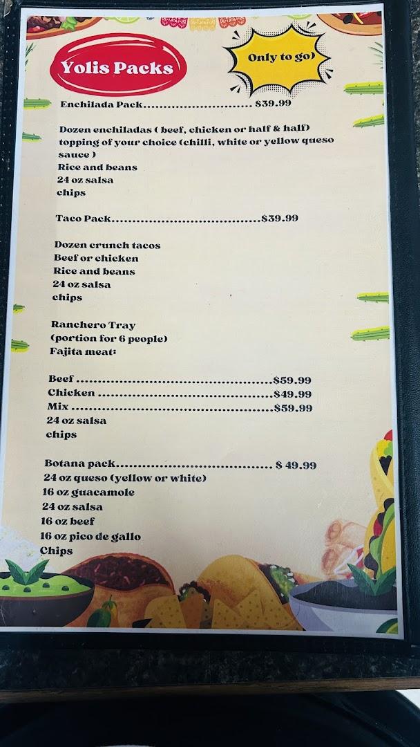 Yoli's Mexican grill